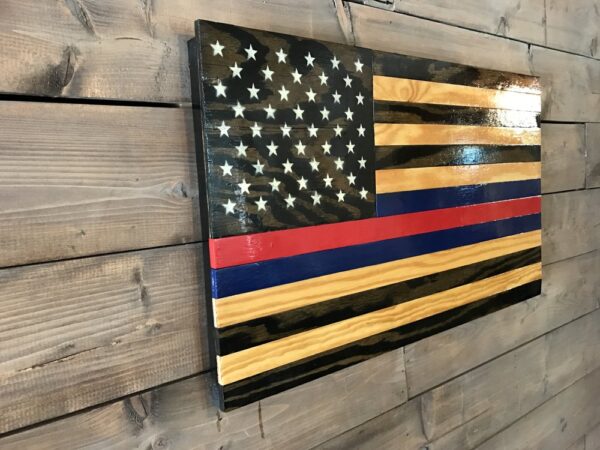 Semper Fi - Handmade Wooden American Flags